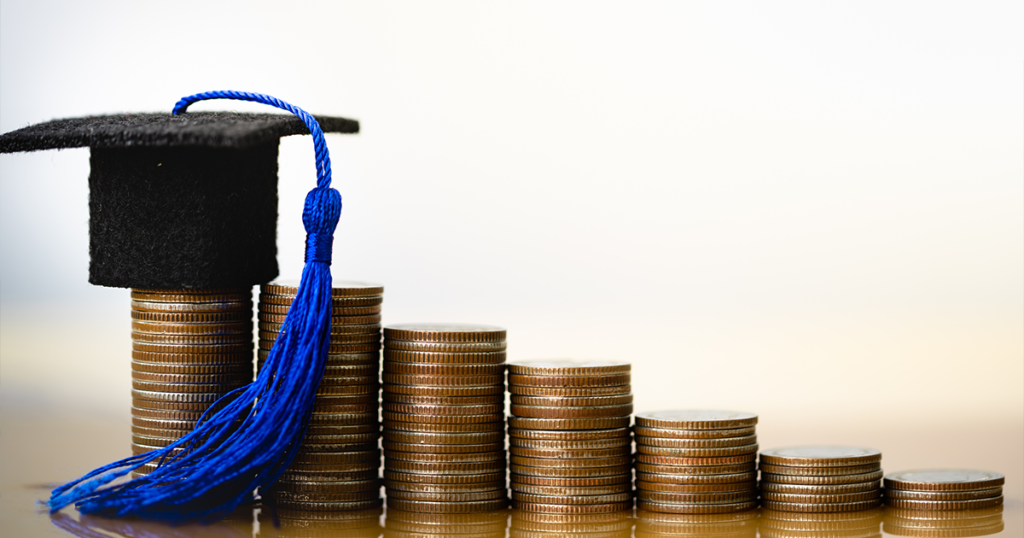Examining your financial position regarding your student loan payment options.
