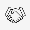 Icon of shaking hands | Gordon Delic & Associates