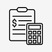 Icon of clipboard and calculator | Gordon Delic & Associates